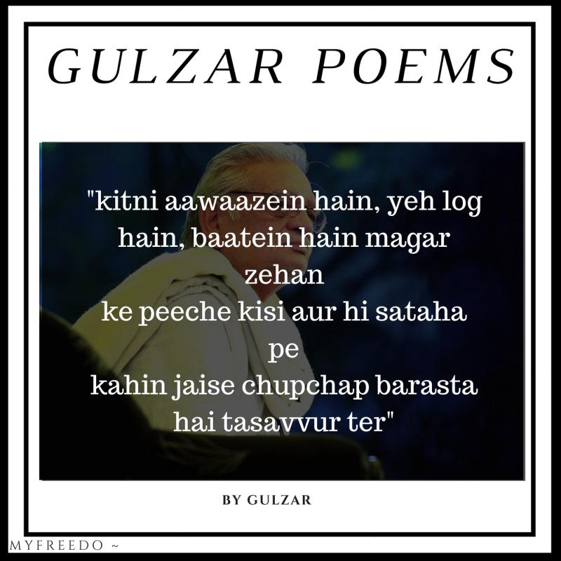 Gulzar Poems